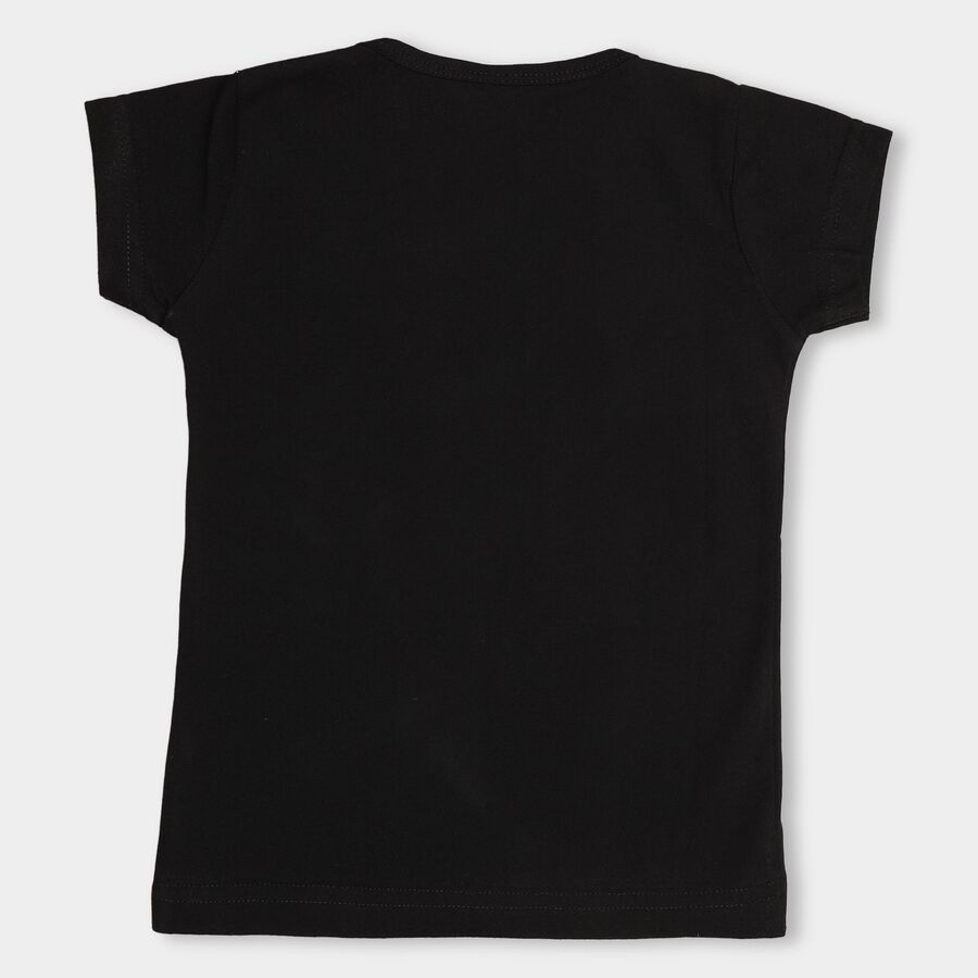 Girls' T-Shirt , Black, large image number null