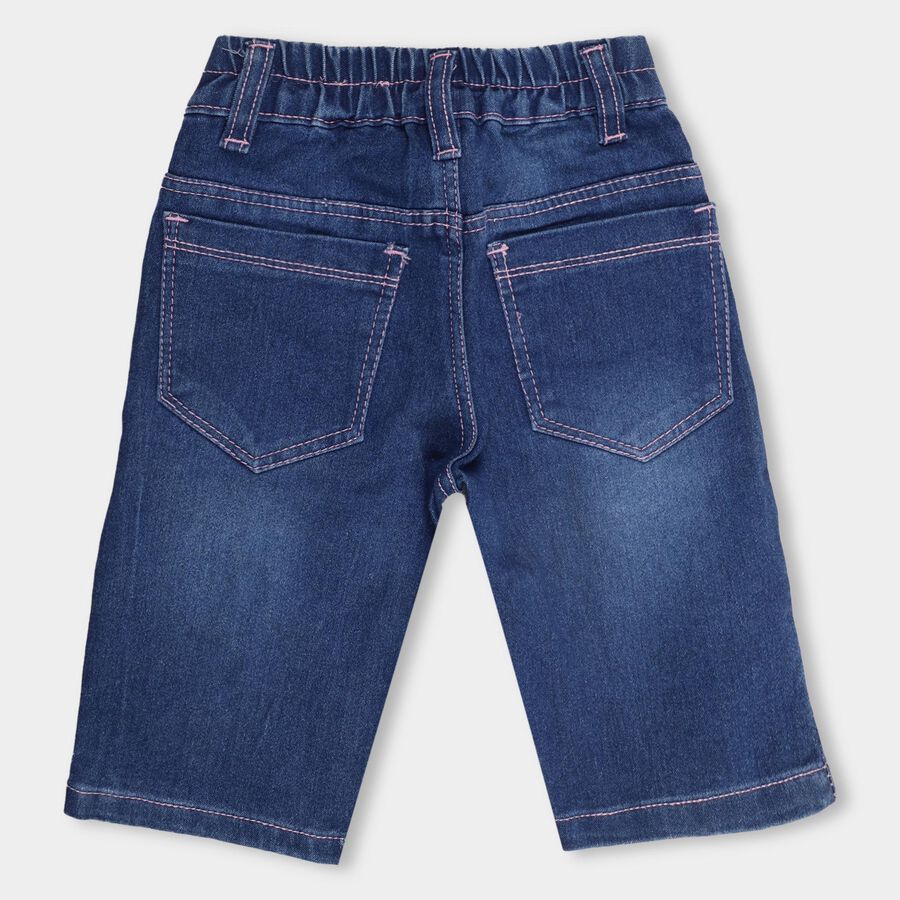Girls' Capri , Dark Blue, large image number null