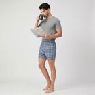 Men's Light Blue Classic Fit Boxers, हल्का नीला, small