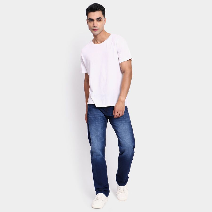 Men's Jeans, Dark Blue, large image number null