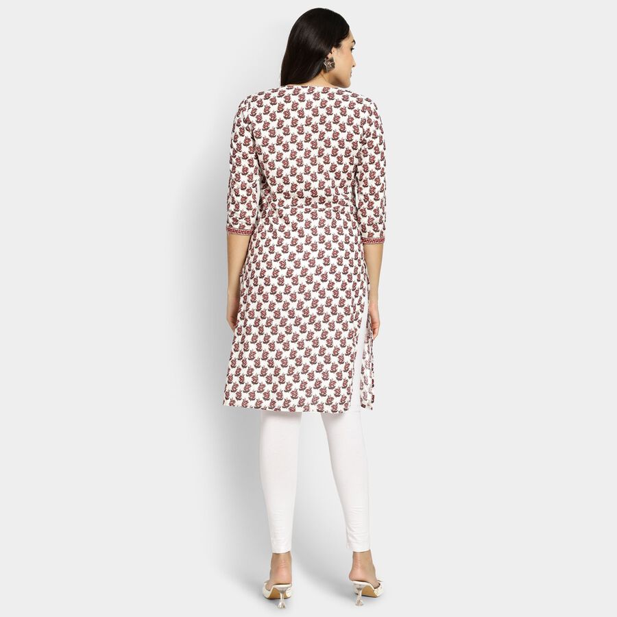 Ladies' Kurta, Red, large image number null