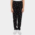 Girls' Pyjama, काला, small