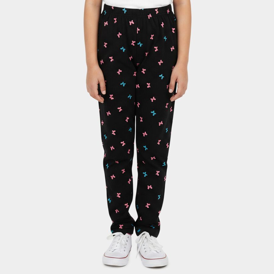 Girls' Pyjama, काला, large