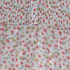 Girls' Off-White Round Neck Graphic Printed T-Shirt, Off White, small