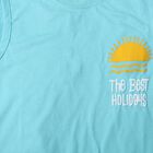 Boys' T-Shirt, Aqua, small