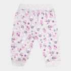 Infants Printed Rib Waist Pyjama, Melange Light Grey, small image number null