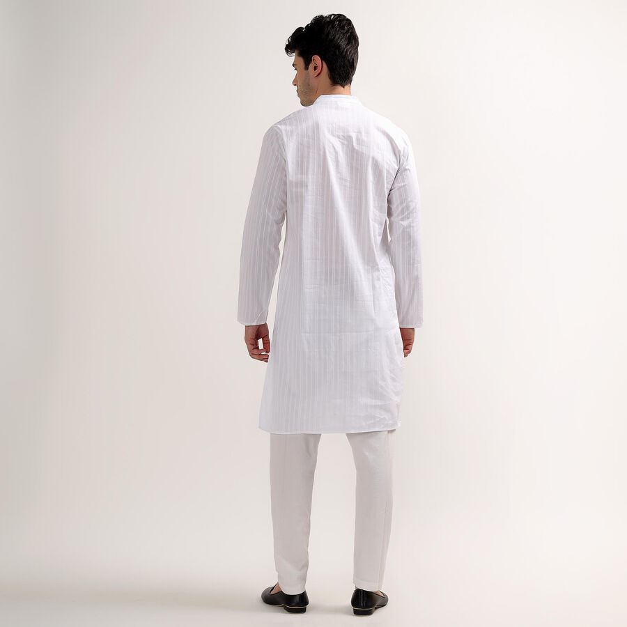 Men's Kurta, White, large image number null