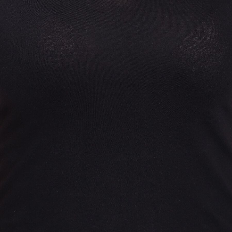 Ladies' 100% Cotton Slips , काला, large image number null