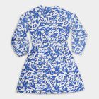 Girls' Dress , Mid Blue, small image number null