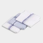 Men's White and Light Blue Handkerchief Classic Hanky, हल्का नीला, small image number null
