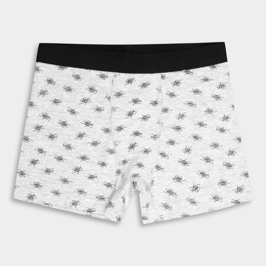 Boys' Brief, Melange Light Grey, large