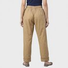 Women's Beige Regular Fit Palazzos, Beige, small