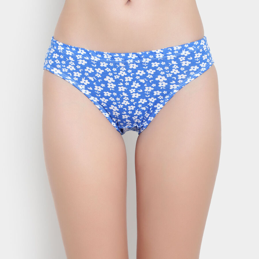 Cotton Printed Panty, Off White, large image number null