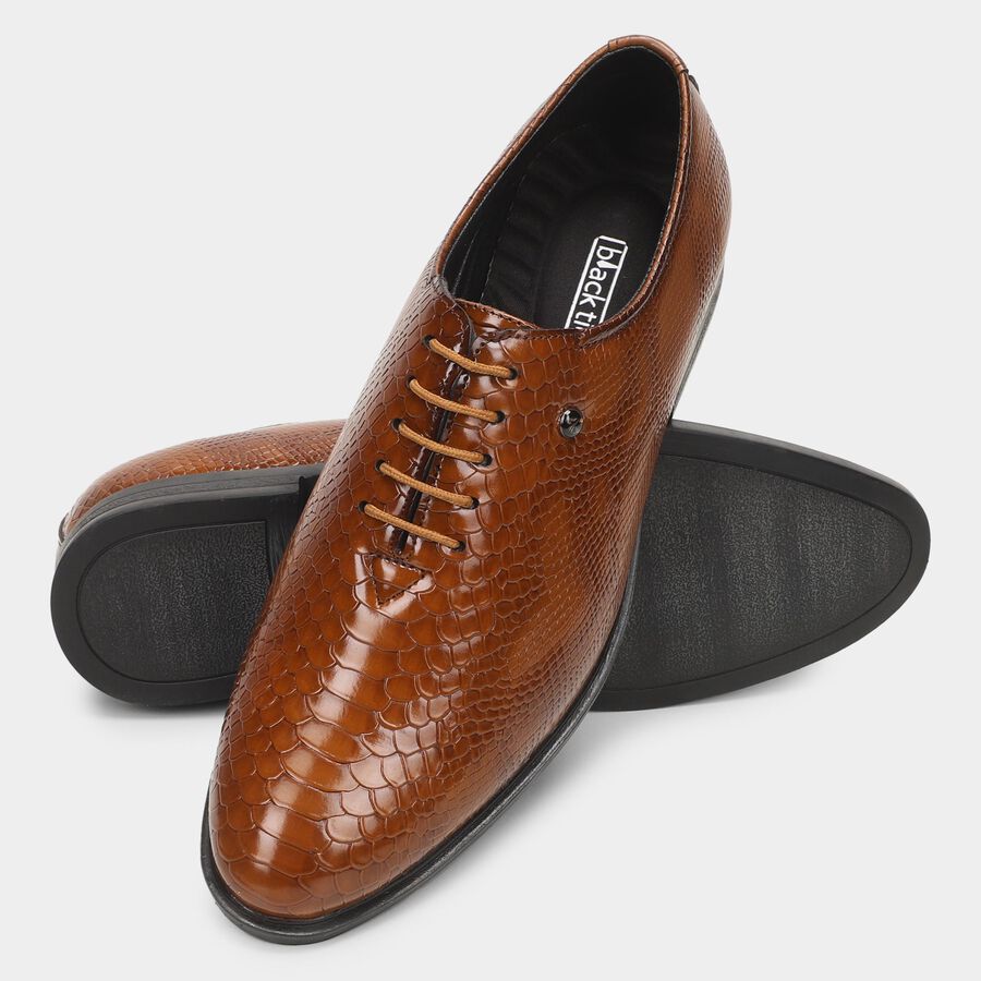 Men's Formal Shoes, Brown, large image number null