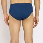 Men's 100% Cotton Briefs, रॉयल ब्लू, small