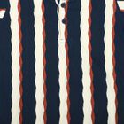 Boys Navy Blue Round Neck Striped Baba Suit, Navy Blue, small