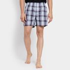 Men's 100% Cotton Boxers, Light Blue, small