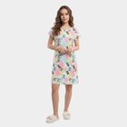 Women's White Nighty, सफ़ेद, small
