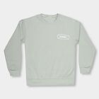 Boys Light Sage Green Crew Neck Casual Sweatshirt, Light Green, small image number null