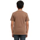 Boys' Half Sleeves T-Shirt, Brown, small image number null