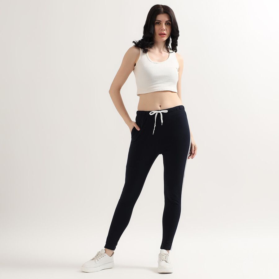 Ladies' Regular Track Pants, Navy Blue, large image number null