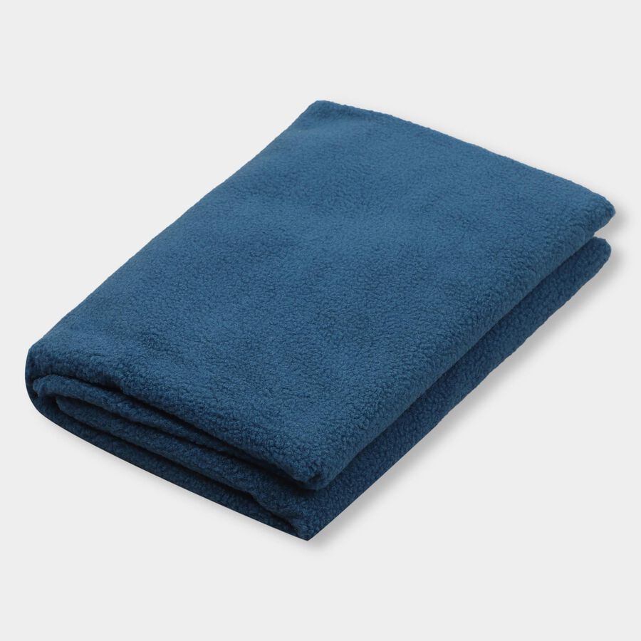Infants' Bed Sheet, Teal Blue, large