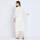 Ladies' 100% Cotton Ethnic Set , ऑफ व्हाइट, small image number null