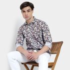 Men's 100% Cotton Casual Shirt , Brown, small image number null