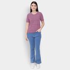 Ladies' Round Neck T-Shirt, Pink, small image number null