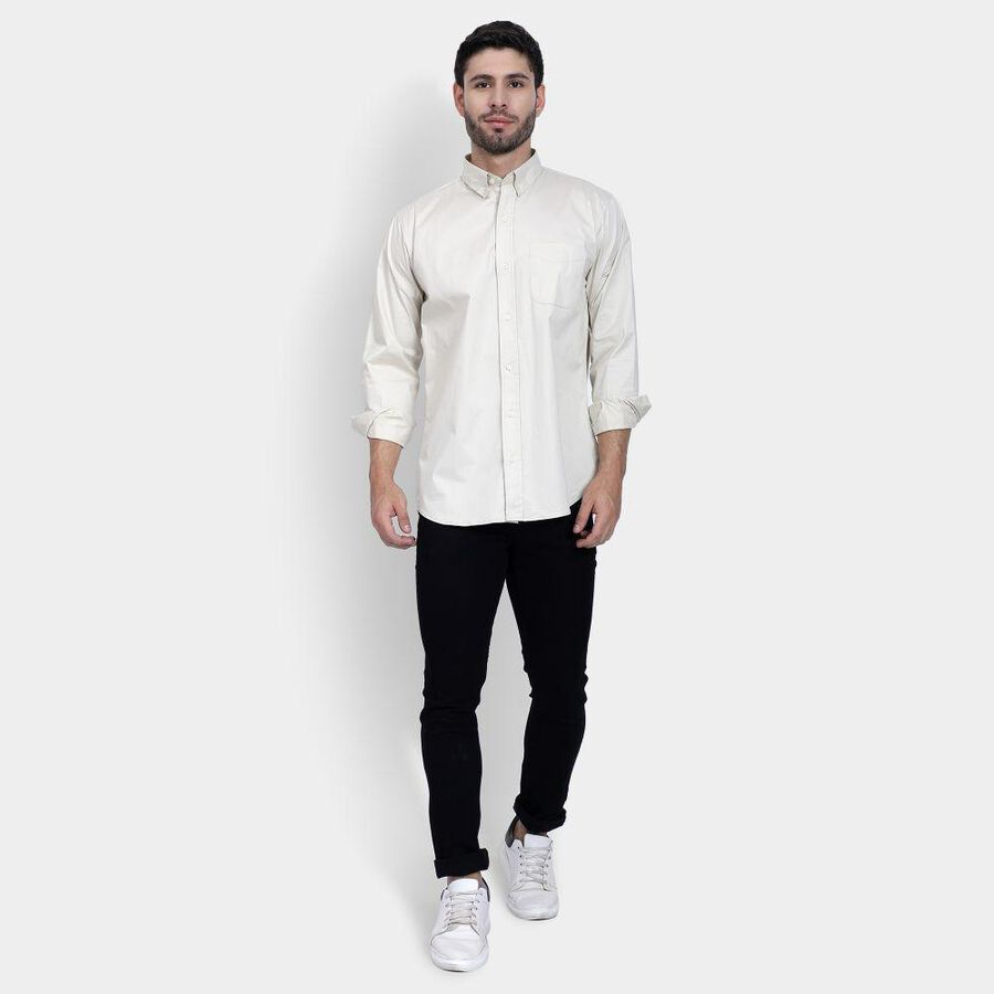 Men's Casual Shirt , गहरा पीला, large image number null