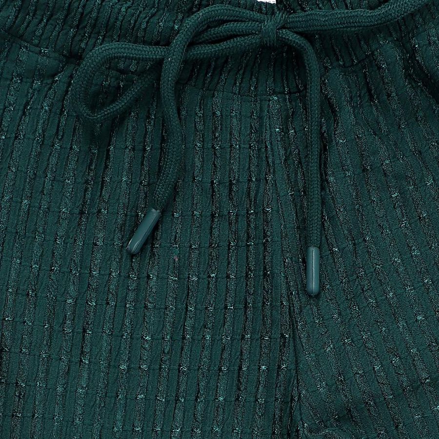 Girls' Deep Teal Wide-Leg Cargo Pyjama, Dark Green, large image number null