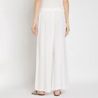 Ladies' Palazzos , सफ़ेद, small image number null