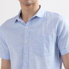 Men's Regular Collar Casual Shirt, हल्का नीला, small image number null