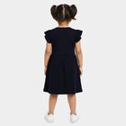 Girls' Frock, Navy Blue, small