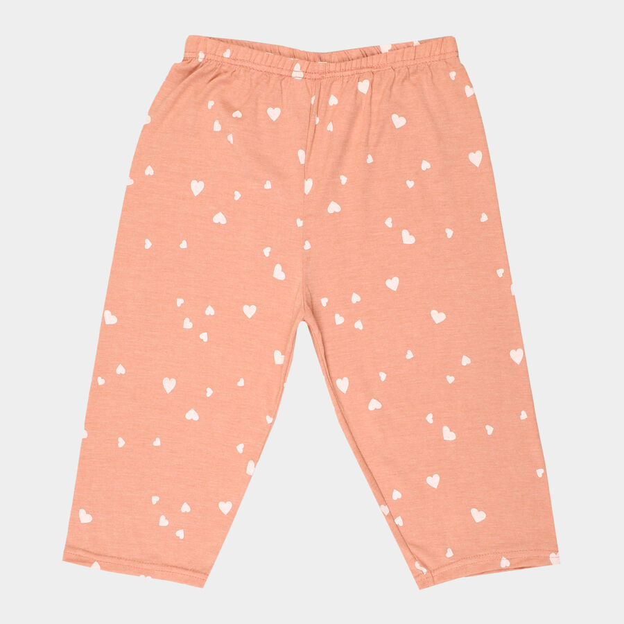 Girls All Over Print Capri, Light Pink, large image number null