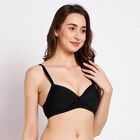Solid Bra, काला, small image number null