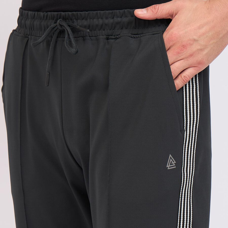 Men's Track Pants, गहरा ग्रे, large image number null