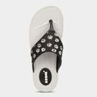 Womens Moulded Sliders, काला, small image number null