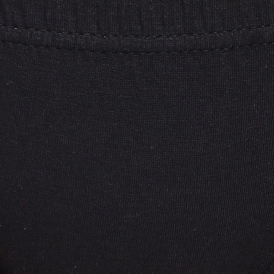 Ladies' 100% Cotton Panty , Black, large image number null