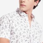 Cotton Printed Casual Shirt, White, small image number null