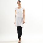 Ladies' Jet Black Skinny Fit Full-Length Churidar, Black, small image number null
