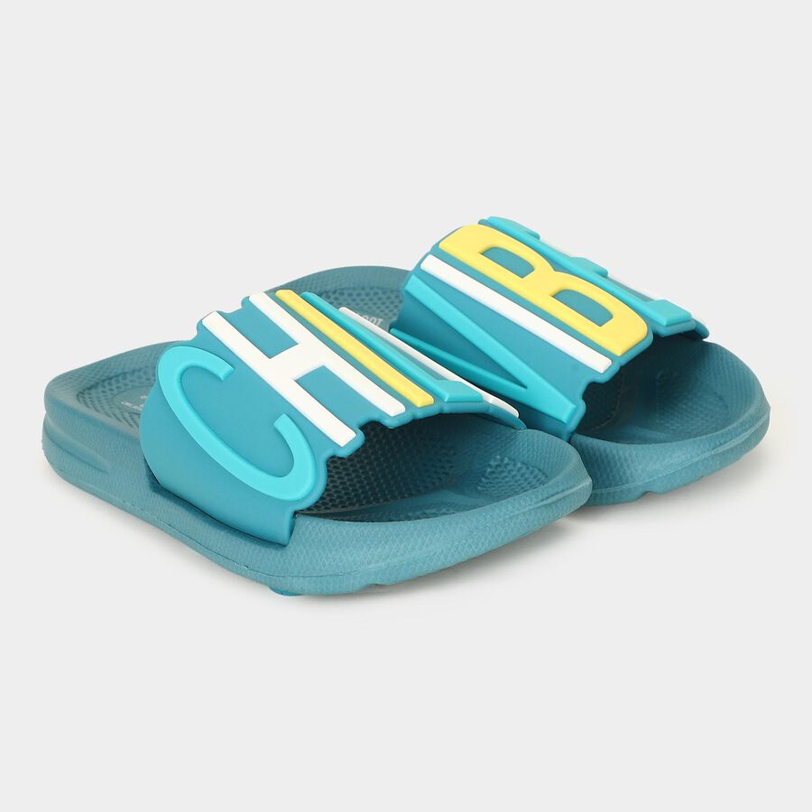 Boys' Slipper, नीला, large