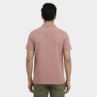 Men's Pink Cotton Classic Casual Shirt, Pink, small