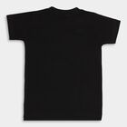 Boys' Half Sleeves T-Shirt , Black, small image number null