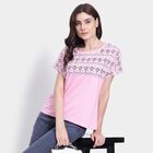 Ladies' Round Neck T-Shirt, Pink, small image number null