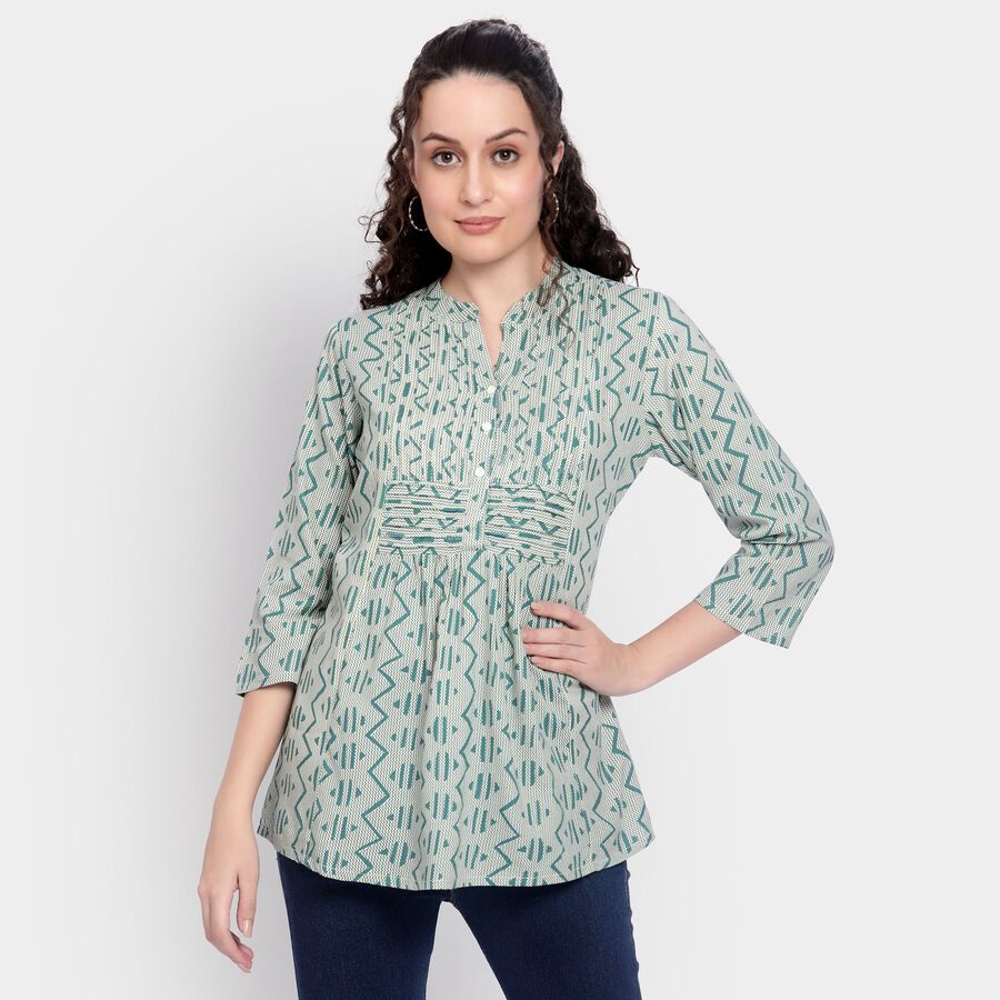 Ladies' Kurta , टील ब्लू, large image number null