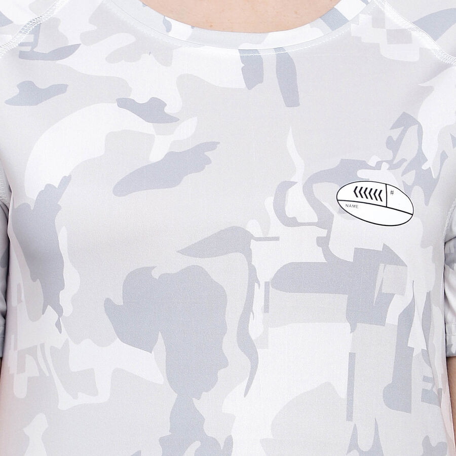 Round Neck T-Shirt, Light Grey, large image number null