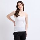 Ladies' 100% Cotton Slips, White, small image number null