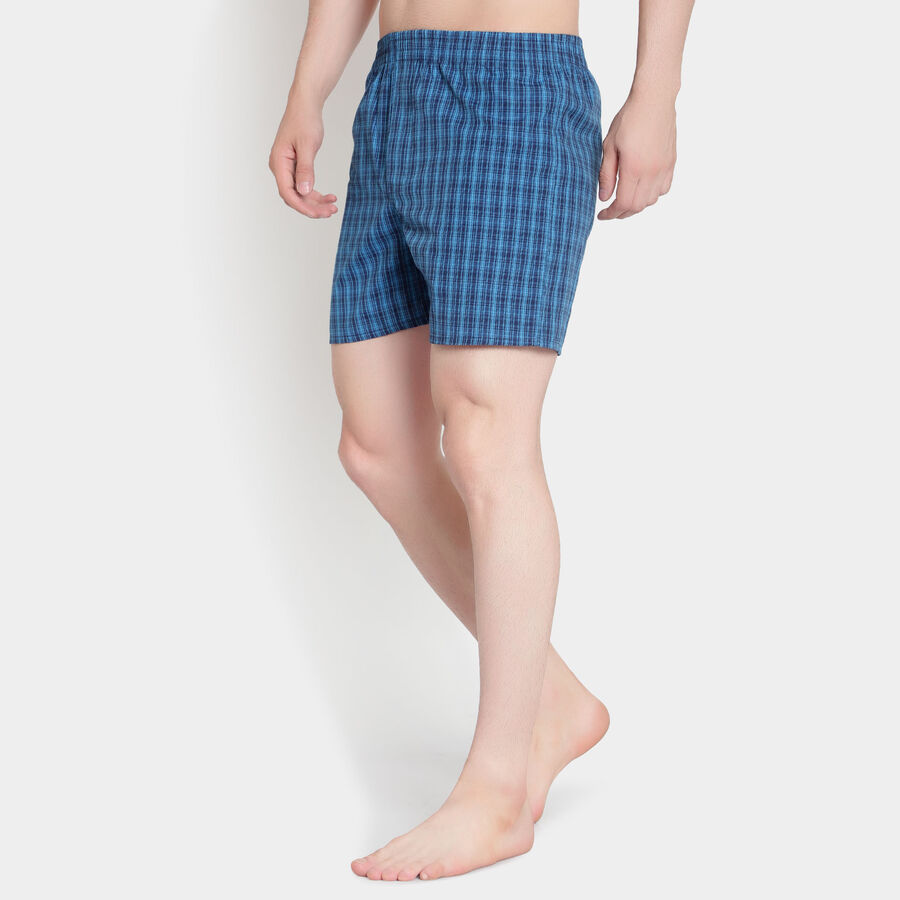 Checks Boxers, Navy Blue, large image number null