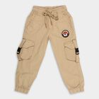 Boys' 100% Cotton Trousers, गहरा पीला, small image number null